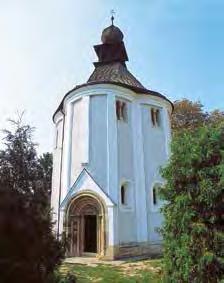 19 Cerkev svetega Jurija Glavna cerkvena ladja zvonikoma in tremi ladjami, stoji na gričku sredi vasi poleg kapelice svetega Jakoba, zgrajene prav tako v 13.