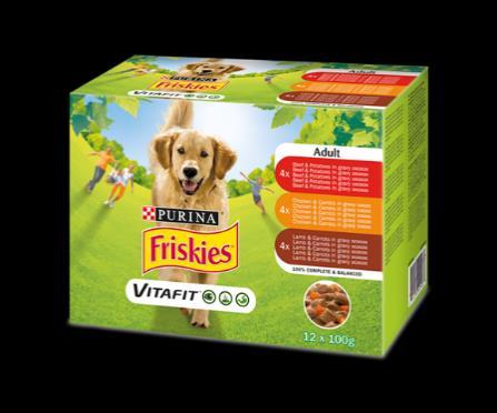 FRISKIES alutasakos kutya eledel 12x100g 1 ízben: