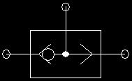 На линију испред симбола уписати број њему одговарајуће хидрауличне компоненте.. Пригушно неповратни вентил. Неповратни вентил са управљањем 3.