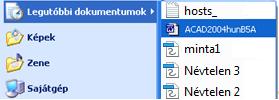 billentyűkombinációval megjelenített helyi menü Új OpenDocument-rajz parancsát. Ugyanezt a parancsot megtaláljuk a Windows Intéző (fájlkezelő) Fájl/Új almenüjében is.