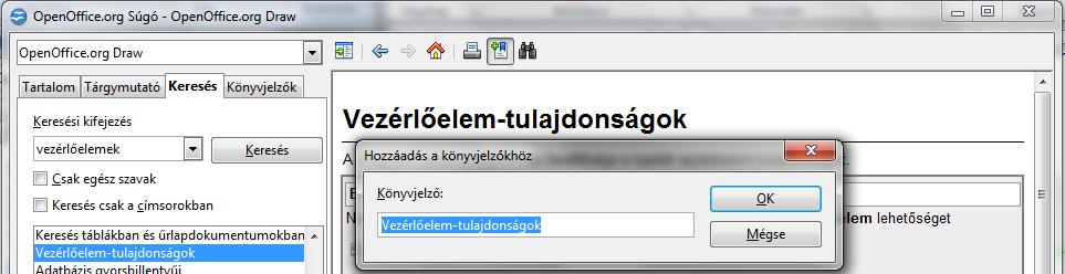 Erre használható egy bejegyzés kiválasztása után a Megjelenítés gombra kattintás is. 1-14. ábra.