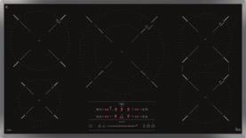 teljesítmény: 7400 W IR 9530 Indukciós főzőlap (90cm), Slider Kezelőpanel, Minden főzőfelület külön-külön programozható, iquick boiling, Melegen tartás, Szinkron funkció, Pillanat állj (Stop&Go),
