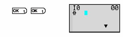 Pritiskom na taster OK prelazi se na ekran za unošenje lestvičastog dijagrama. 3.4.1. Crtanje ulaza Namestimo kursor na poziciju gde se određuje vrsta bita.