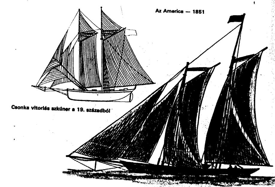 A KÉTÁRBÓCOS SZKÚNER 18.- 19. század közötti időszakban Mint kereskedelmi vitorlás a szkúner a 19. században élte fénykorát. Megszületése azonban a 18.