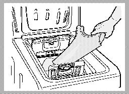 Descrierea maºinii de spãlat RO Panoul de control Butonul START/RESET Taste FUNCÞIONARE Butonul PORNIRE/ OPRIRE Butonul CENTRIFUGÃ Display-ul Selectorul Butonul DELAY TIMER Butonul TEMPERATURÃ