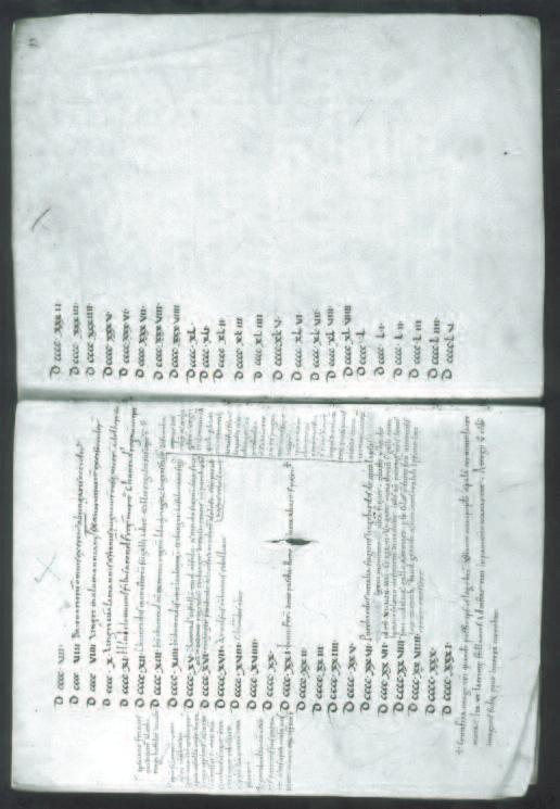 Abb. 2b. Doppelseite mit Einträgen zu den Jahren 907ff.