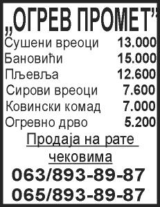 (243927) ПРОДАЈЕМ плац на Јабучком путу, 17,5 ари, повољно. 069/186-54-05. (243936) ПРОДАЈЕМ кућу на Тесли, позвати после 16 са ти. Тел. 064/280-22-80.