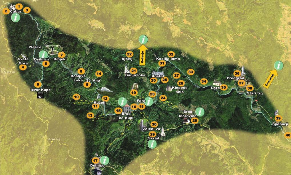 Ova publikacija nastala je u sklopu realizacije međunarodnog projekta Svijet Kupe, sufinanciranog sredstvima Europske unije, čiji je konačni cilj oblikovati novu turističku ponudu visoko-vrijednog