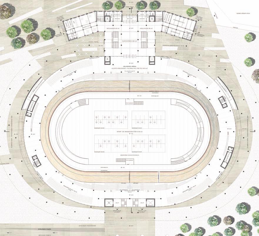 A Nemzeti Olimpiai Központ területén álló Millenáris Velodrom felújított épülete a hazai sport- és építészettörténet jelentõs emléke.