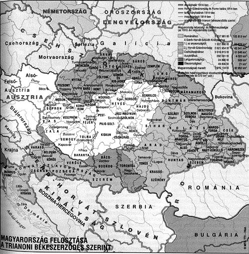 TRIANON ÉS HATÁSA Ilyen világosan soha nem szembesültem azzal a ténnyel, hogy kerek világ állt velünk szemben. A szomszédok mind, kivéve Ausztriát. Ausztria ugyanis nem szerepelt a felsorolásban.