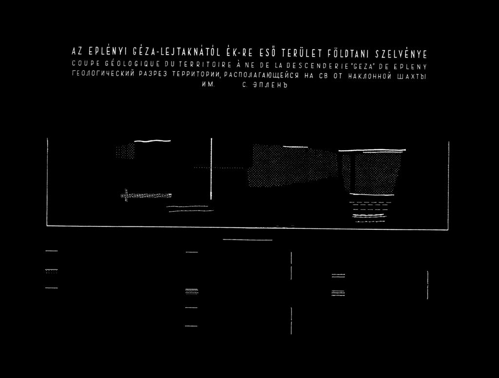 LADESCENDERIE"GEZA"DE EPLENY ГЕОЛОГИЧЕСКИЙ PA3PE3 TE PP И ТО P
