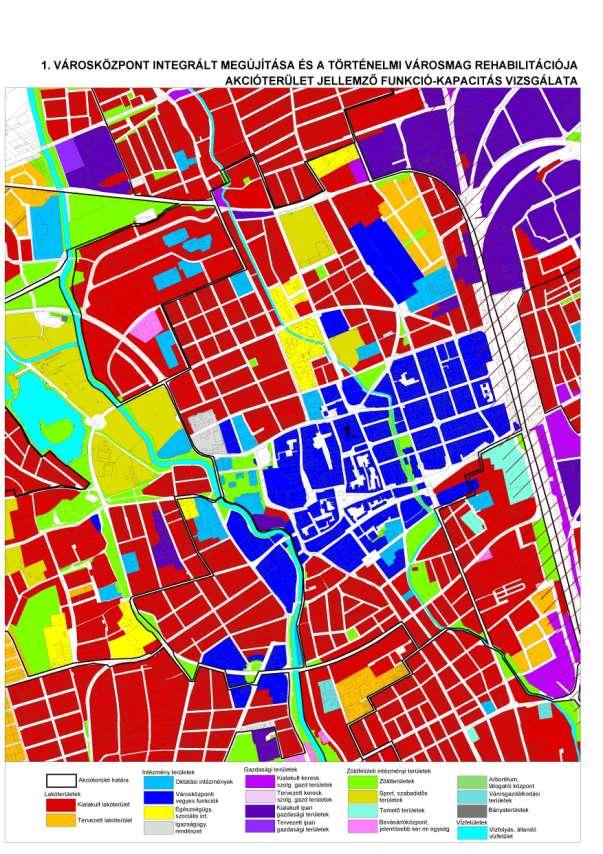 1. városközpont integrált megújítása és a történelmi városmag