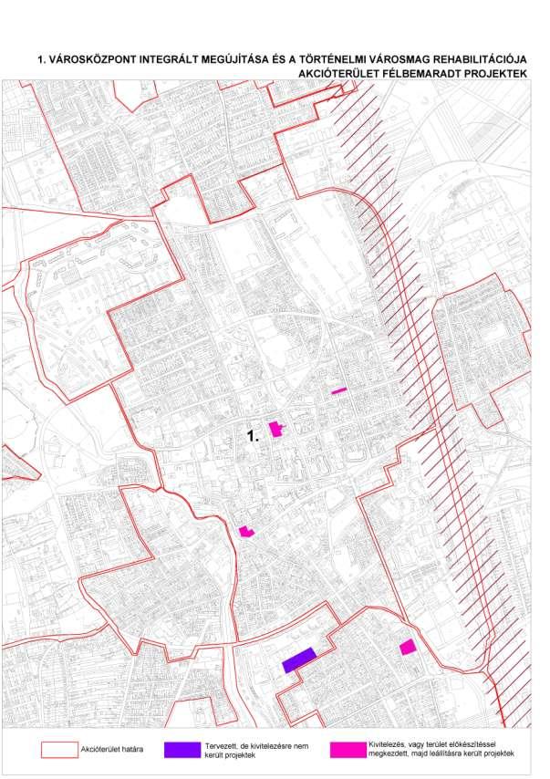 1. városközpont integrált megújítása és a történelmi