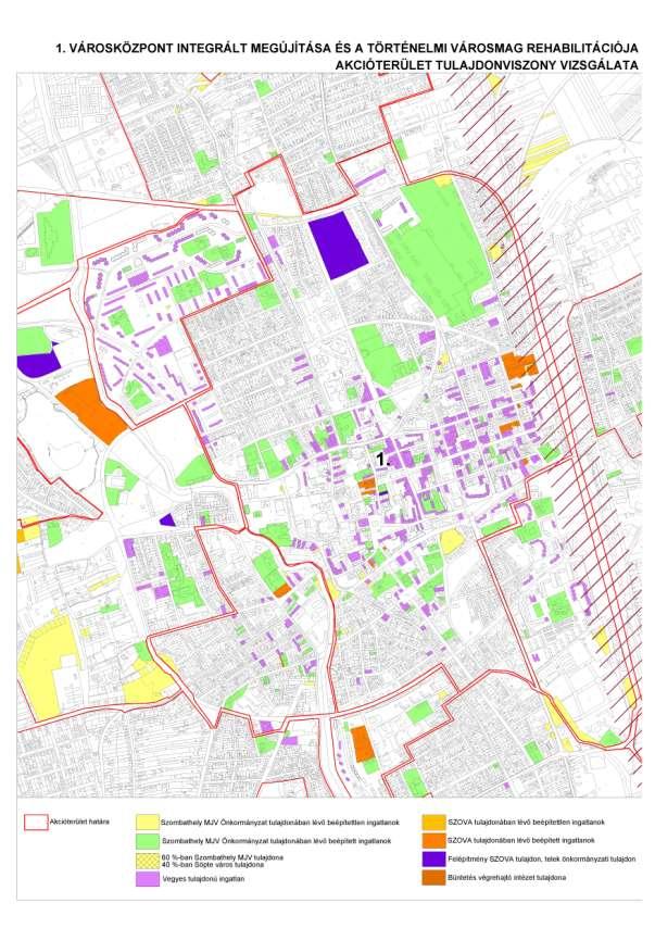 1. városközpont integrált megújítása és a történelmi városmag