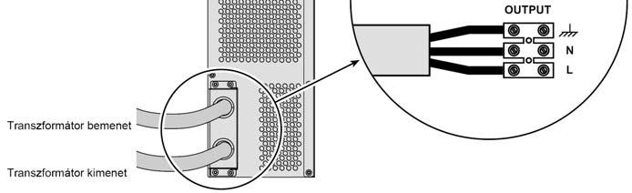 (maximum 13 mm 2 vagy AWG 6).