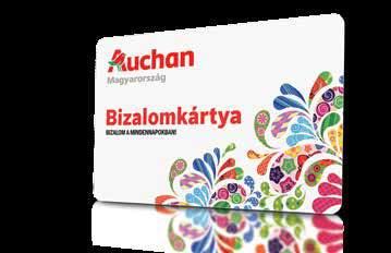 személyre szóló ajánlatokról, kedvenc Auchan áruházában elérhető