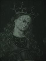 Svätá Katarína, detail, hlavný Oltár Ukrižovania, Pukanec foto Martin Šugár Svätá Katarína, detail, predela Oltára sv. Jozefa, Pukanec foto Martin Šugár Svätá Margita, detail, Oltár Panny Márie a sv.