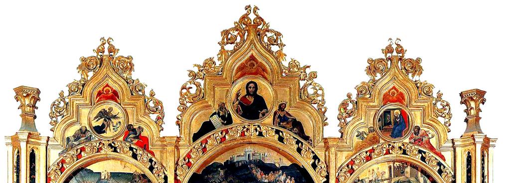 Gentile da Fabriano: Háromkirályok imádása. Oltárkép.