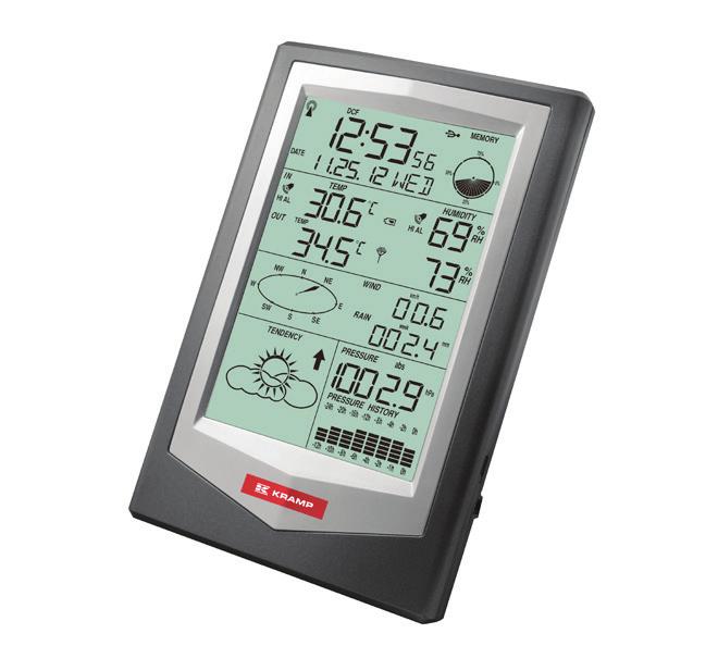 PL CZ SK HU With PC link (WS1040KR) Professional weather station Profesjonalna stacja