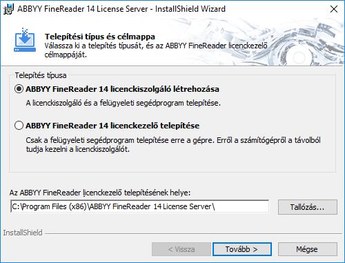 A licenckiszolgáló és a licenckezelő telepítése 1. Helyezze a telepítőlemezt a DVD meghajtóba és várjon, amíg elindul, vagy indítsa el a telepítőlemezen vagy más telepítő adathordozón levő Setup.