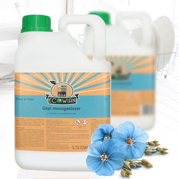 Konyha higiénia Kézi mosogatószer Easy & Clean 5 l ECO-MO50 Ragyogóan fényes hatású mosogatószerünk elsősorban üveg, kerámia, porcelán, rozsdamentes