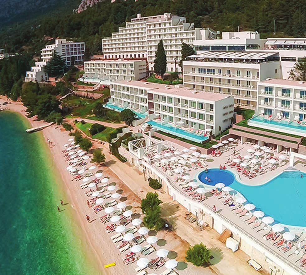 2017 HORVÁTORSZÁG Közép-Dalmácia HOTEL SENSIMAR ADRIATIC BEACH**** (ex Nimfa) Živogošće, Makarska-riviéra, Közép-Dalmácia, Horvátország 20 m 250 m Sensimar Adriatic Beach Resort**** A B / all