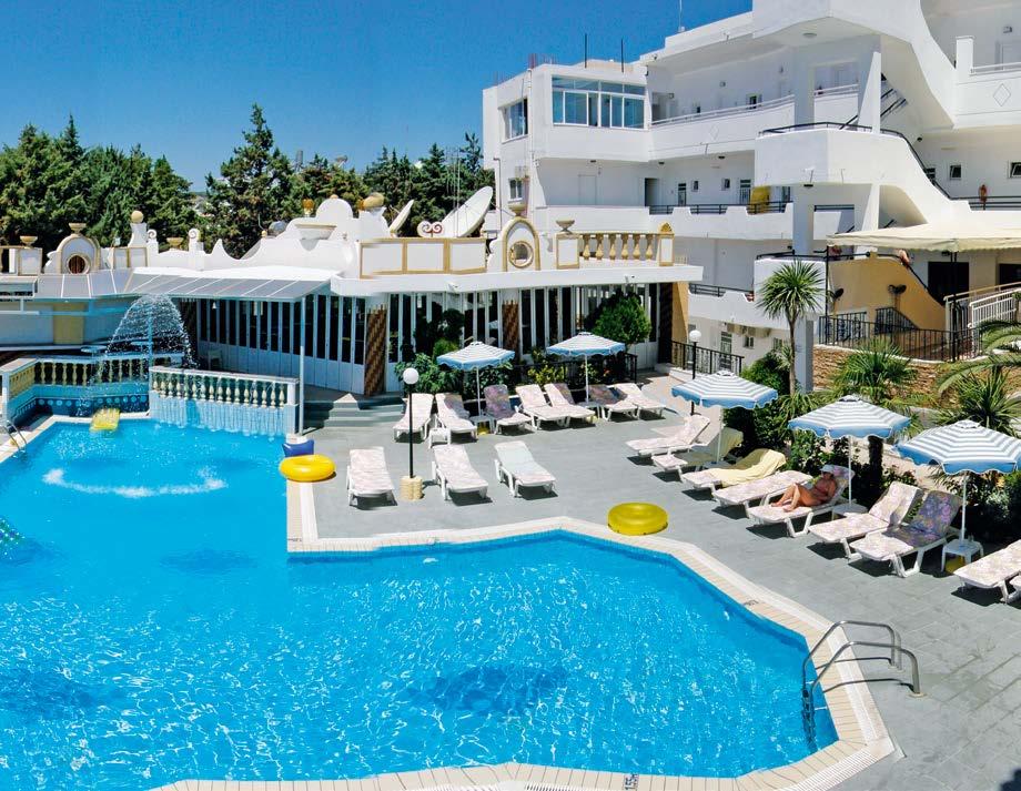 Grecian Fantasia Resort Hotel *** Utasaink értékelése: Fekvése: családi üzemeltetésű, rendkívül népszerű szálloda, csendes helyen, Faliraki üdülőhely mozgalmas központjától sétatávolságnyira, a