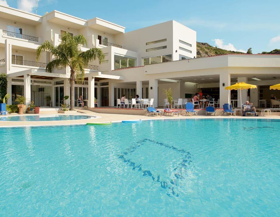 Olympia Sun Hotel *** Utasaink értékelése: Fekvése: a sziget az egyik legnépszerűbb üdülőhelyén, Falirakin épült, több épületből álló, közelmúltban felújított, 105 szobás, all inclusive szálloda,