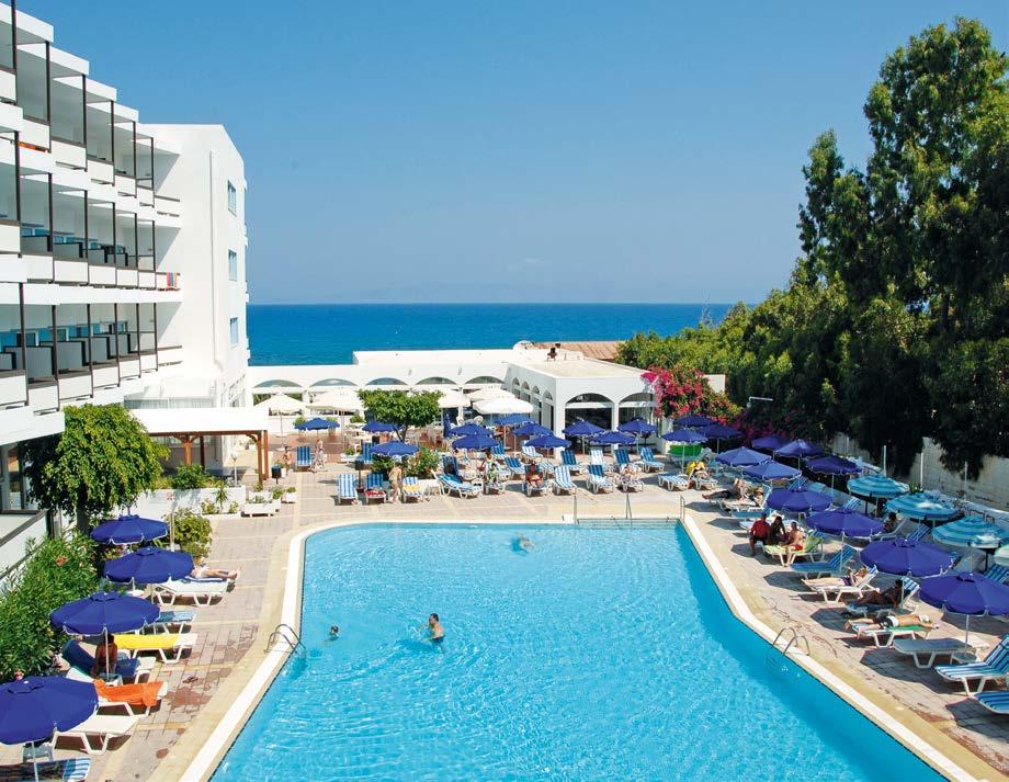 Belair Beach Hotel **** Utasaink értékelése: Fekvése: Rodosz városától 5 km-re, Ixia üdülőhelyen, a széles, több kilométer hosszú kavicsos tengerparton (a strandtól út választja el), épült