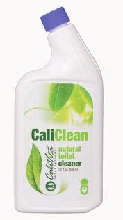 CaliClean Natural Toilet Cleaner (illatmentes WC-tisztító) összetevők: tisztított víz, növényi alapú tisztítóanyag (nátrium lauryl
