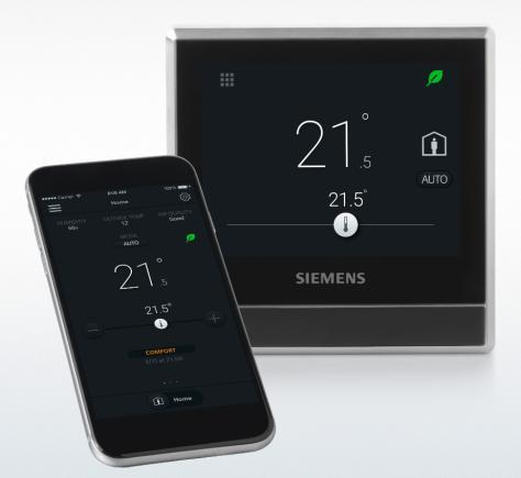 1 Termékbevezetés: RDS110 okostermosztát Bemutatkozás Siemens smart iroda, smart megoldások, smart mobilitás, smart hálózat, smart biztonság, smart adat, smart városok, smart épületek, smart