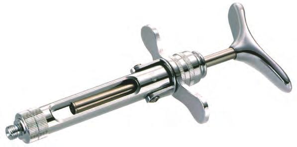 Minden ismert 1,8 ml-es cilinderampullával és cilinderampullás fecskendőkbe való injekciós tűvel használható. 000 05 M+W aspirációs fecskendő 1 db 11.