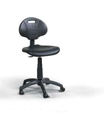 ÜZEMI munkaszékek Alapfelszereltség ergonomiailag átgondolt, kényelmes üléspozíció