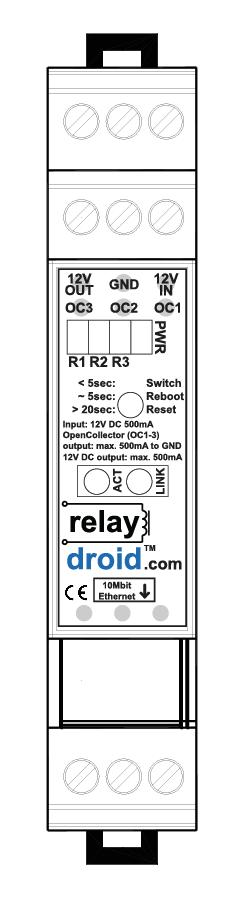 relaydroid TM Felhasználói Dokumentáció Tartalom 1. Általános leírás... 2 2. Specifikáció... 3 2.1. Modellek... 3 2.2. Paraméterek... 3 2.3. Elrendezés és méretek... 4 17.5mm széles modellek.