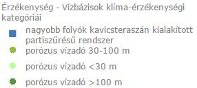 mélységű porózus vízadóra települt vízbázisok. Szinten érzékenyek a Duna mentén a partiszűrésű vízbázisok. Ez a két kategória sajnálatos módon jelentős területi átfedést mutat.