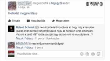 Gyűlöletbeszéd A Jobbik helyi politikusa antiszemita kommentet tett közzé a Facebookon Forrás: magyaridok.