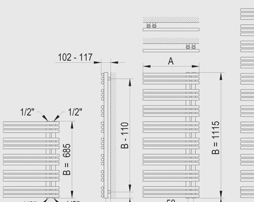 Üzemi nyomás bar - Csatlakozás 4db G1/2 mm -