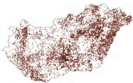 Település Terület Fejlesztés kerete ben to rte nik VA TI Magyar Regiona lis Fejleszte si e s Urbanisztikai Ta rsasa ggal, amelynek adatai reme nyeink szerint szinte n kapcsolo dhatnak a TÉKA adatba