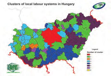 Település Terület Fejlesztés radott kisva rosi ko rzetek, 7. ipari kistigrisek, 8. turizmusra specializa lt kisva rosok.