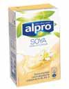 83010178 83010130 Alpro Szójaital Natúr + Ca 250 ml 210 nap - 27% 27 db/krt - 132 krt/rl - 3564 db/rl Alpro Mandula ital 250 ml 150 nap - 27% 24 db/krt - 120 krt/rl - 2880 db/rl 83030102 Alpro