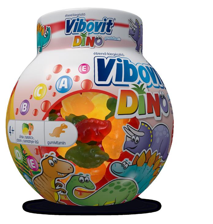 VIBOVIT DINO GUMIVITAMIN 50 d A Viovit finom, puha, gyümölcsös