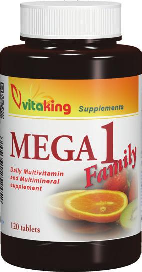 Multivitaminok Mega-1 multivitamin (30 és 120) Egy felnőtt ember napi vitamin szükségletét nehéz belezsúfolni egyetlen tablettába.