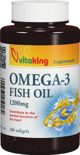 Az omega-3 zsírsavban található EPA és a DHA hozzájárul a szív megfelelő működéséhez.