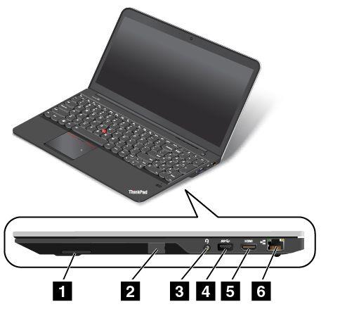 7 Rendszer állapotát jelző fény (világító ThinkPad logó) A tenyérpihentetőn lévő világító ThinkPad logó a rendszer állapotát jelzi. A számítógép több állapotjelző fénnyel is rendelkezik.