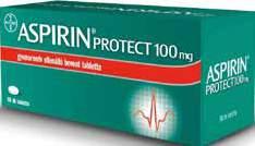 tabletta 98 db Az Aspirin Protect ajánlott infarktus kockázatának csökkentésére szívés érrendszeri kockázati tényezőkkel rendelkező 45-79 év közötti férfi-, és 55-79 év