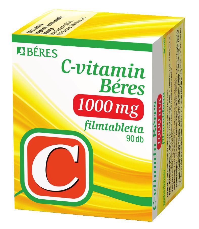 1415 * CEV1710LFGY C-vitamin Béres 1000 mg 90 db Hatékonyan enyhíti a túlzott gyomorsav termelődését.