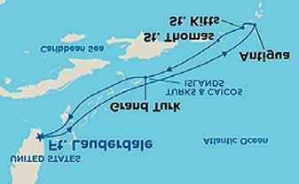 Hajó útvonala: Genoa (Italy), Marseille (France), Barcelona (Spain), Casablanca (Morocco), Santa Cruz de Tenerife (Spain), Funchal (Portugal), Malaga (Spain), Civitavecchia (Italy), Genoa (Italy)