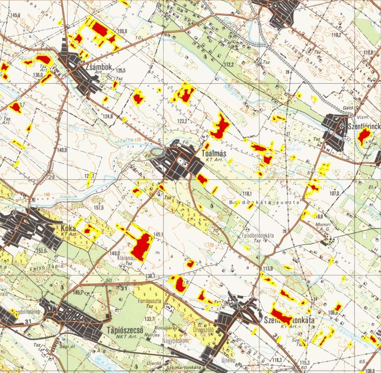 elgyomosodott, parlagfűvel elfertőződött