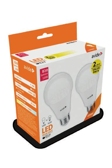 Gömbök twin pack Az E27-es foglalattal 10W-os teljesítménnyel rendelkező meleg-és természetes