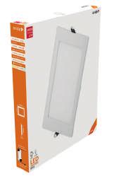 000h 50/60Hz 220-240V A+ energiaosztály nem szabályozható LED Beépíthető Mennyezeti Lámpa négyzetes alu EAN lumen külső méret kivágási méret karton EAN csomagolás 5999562288887